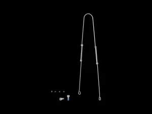 Trek Bikes Bontrager NCS 55mm Fender Alloy Front Strut Kit Grey Sale