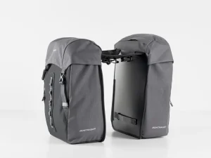 Trek Bikes Bontrager Town Double Pannier Black Cheap