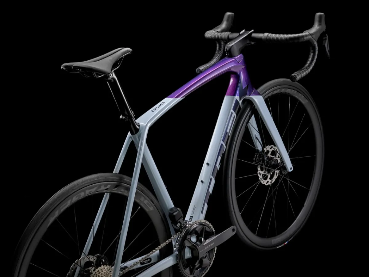 Trek Bikes Émonda SL 6 Plasma Pearl Grey/Purple Flip Cheap