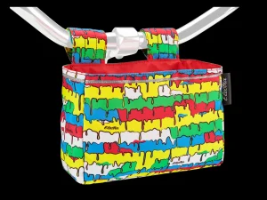 Trek Bikes Electra Graffiti Drip Handlebar Bag Blue/Light Red Cheap