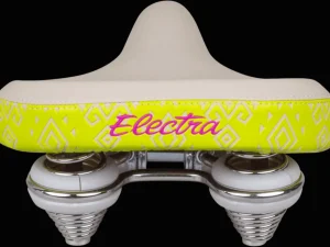 Trek Bikes Electra Water Lily Cruiser fietszadel Cream/Visibility Yellow Discount