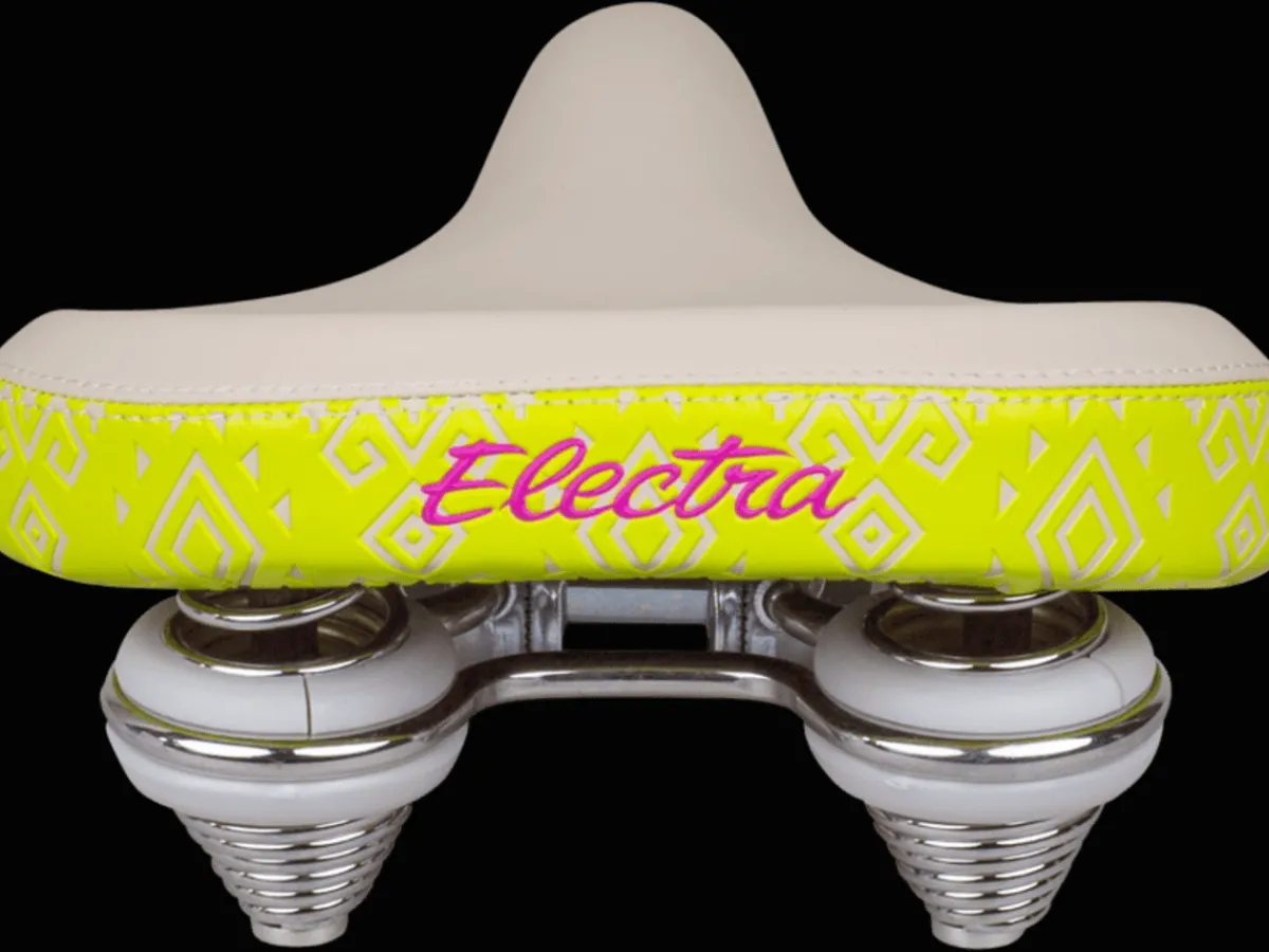 Trek Bikes Electra Water Lily Cruiser fietszadel Cream/Visibility Yellow Discount