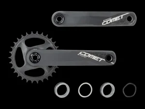 Trek Bikes FSA Comet 1x Crankset for Trek 2023 Farley 5 Black Cheap