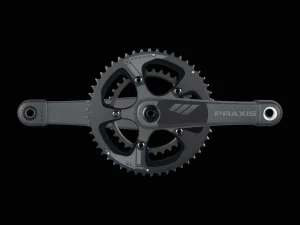 Trek Bikes Praxis Carbon Road Crankset for Domane+ LT Black Discount