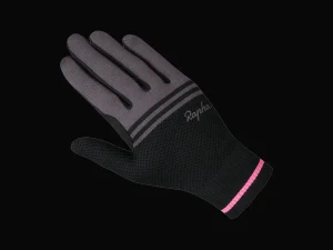 Trek Bikes Rapha Merino fietshandschoenen Black/Dark Grey Outlet