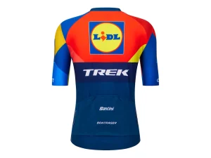 Trek Bikes Santini Lidl-Trek Replica raceshirt Dark Blue/Yellow Best
