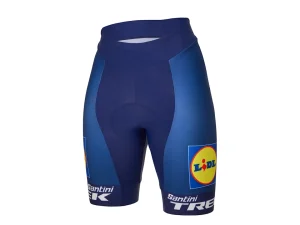 Trek Bikes Santini Lidl-Trek Replica damesracebroek Dark Blue/Yellow Online