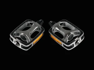 Trek Bikes Trek Hybrid Pedal Set Silver/Black Hot